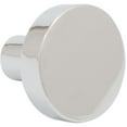 thumbnail image 2 of Contemporary Round Cabinet Knob, 1 Inch, Zinc Base Material, Polished Chrome by Stone Harbor Hardware, 2 of 4