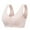 Pink bras, variant on Womens Seamless Bras Comfy Breathable Plus Size Front Closure Wireless Bra Ladies Full Coverage Daily Bralettes