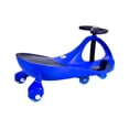 thumbnail image 4 of Joybay Premium LED-Wheel Swing Car Ride on Toy - Blue, Great for Both Indoor and Outdoor Play, super quiet, Perfect for 3, 4, 5 Years Old Boys and Girls endless Riding Fun, 4 of 5