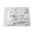 thumbnail image 2 of 100PCS Montre Barre de Ressort, 10 Tailles de Ressorts pour les Couronnes de Montre, Acier Inoxydable Montre Couronne Barre de Ressort Ensemble Montre Outil de Réparation Accessoire, 2 of 8
