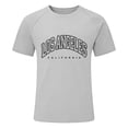 thumbnail image 4 of Telankuip 2026 Summer Mens T Shirts Fashion Letter Printed Raglan Sleeve Round Neck Athletic Tops Soft Comfortable Thin Workout Graphic Tees Simple Stylish T-Shirt for Daily Wear Light Gray XXL, 4 of 4