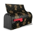 thumbnail image 6 of Picia Gold Glitter Pineapples Magnetic Mailbox Cover Standard Size-, 6 of 9