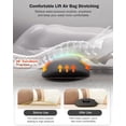 thumbnail image 6 of Triple Fusion Back Massager with Heat & Traction, 3-in-1 Deep Tissue Back Massager for Pain Relief, Lumbar Support Pillow for Home and Office Use, 6 of 6