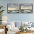thumbnail image 2 of Stupell Industries Sunlit Sea Expanse 2 Piece Brown Framed Floater Canvas Set design by Michael Willett, 25 x 31, 2 of 9