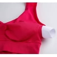 thumbnail image 5 of Sujetador deportivo cómodo sin costuras para mujer con almohadillas extraíbles, 5 of 5