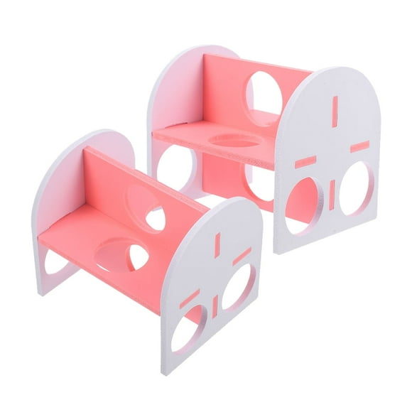 2 Pcs Hamster Toy Guinea Pig Hamsters Toys for Hedgehogs Chinchilla Cage Accessories Tunnel Baby