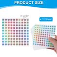 thumbnail image 2 of Uxcell Reflective Round Small Number Stickers, Self Adhesive Laser Consecutive Numbered Stickers Numbers 22, 2 of 7