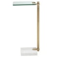 thumbnail image 3 of Uttermost Butler Stainless Steel and Marble Accent Table in Brass, 3 of 5