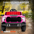 thumbnail image 3 of Carro Estilo Ford Lobo Camioneta Pick-up Electrico Montable para Niños Carrito de Control Remoto y Manejo Directo con Luces Estereo y Pedales Funcionales con Control Remoto (Rosa), 3 of 7
