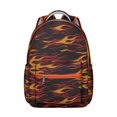 thumbnail image 1 of Watercolor Students Backpack Abstract Geometric Boho Rainbow Gradient Design Starry Night Ocean Beach Scenery School Bag, 1 of 4