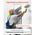 thumbnail image 3 of 5 Pack Retractable Tool Lanyard with Locking Carabiner,36-71 " Safety Tether for Roofing&Construction,19.8LB Weight Capacity, 3 of 12