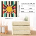 thumbnail image 6 of Yayeee 6 Pack Kitchen Dish Cloths for Washing Dishes Soft Absorbent Microfiber Towels, Geometric Sun, 6 of 9