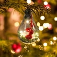 thumbnail image 2 of Bewildely Bola LED de Navidad, bombilla colgante de Navidad, adorno transparente, hogar, oficina, Club, bombilla decorativa, suministros de decoración Kits de decoración para fiestas No.04 Bewildely HA010060-04B, 2 of 6