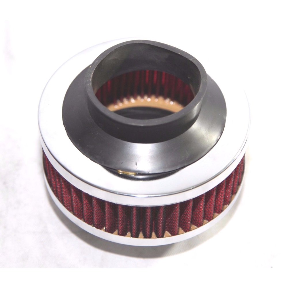 Universal 2.75" Performance Cold Air Intake Bypass Filter Valve Pipe Rubber RED Universal 2.75
