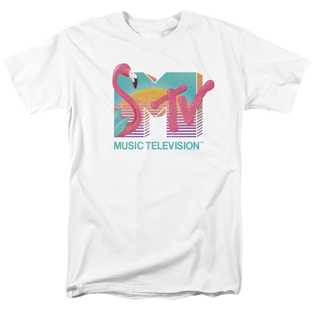 Mtv Flamingo Logo Unisex Adult T Shirt 