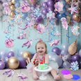 thumbnail image 6 of Mermaid Birthday Decorations,40Pcs Ocean Mermaid Decor Mermaid Party Decorations, Beach Ocean Theme Under The Sea Party Decorations Girls Birthday Summer Baby Shower Supplies, 6 of 15