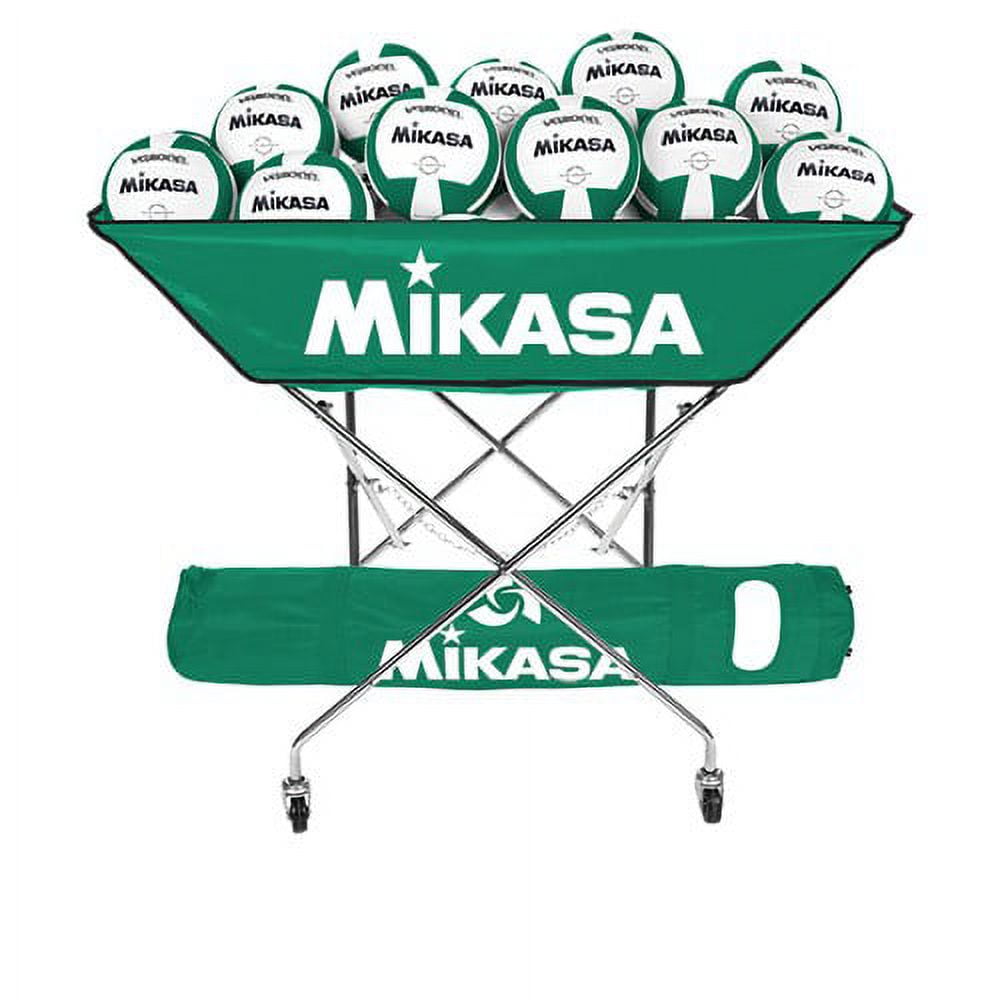 Mikasa BCH Series Hammock Ball Cart for Volleyball - Holds up to 24 Balls