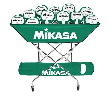 Mikasa BCH Series Hammock Ball Cart for Volleyball - Holds up to 24 Balls