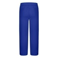 thumbnail image 4 of Zylanna Men's Casual Pants, with Pockets Drawstring Waist Baggy Stretchable Comfortable Pants for Winter Sports Blue, 4 of 5