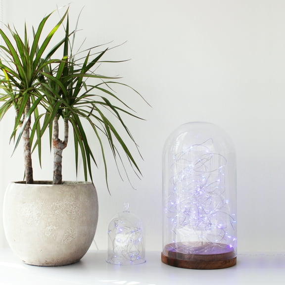 30 LED Battery Operated Copper Fairy String Light - PURPLE