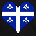 thumbnail image 3 of CafePress - Quebec Heart Dark T Shirt - Men's Classic Graphic Cotton T-Shirt, 3 of 4