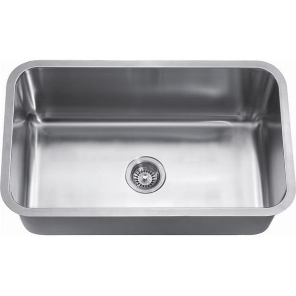 Dawn Kitchen & Bath ASU106 30.38 in. L Undermount Single Bowl - 18 Gauge