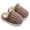 Brown, variant on Lovskoo Kids Slippers Boys Girls Warm Soft Plush Solid Color Slippers Little Kids Non-Slip Winter Home Shoes for Indoor Outdoor 28 Coffee