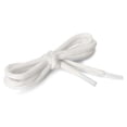 thumbnail image 2 of INSPIRE CHIC Unisex 2 Pairs Half Round Oval Shoelaces for Boots Athletic Sneakers White 100 cm/39.5", 2 of 4
