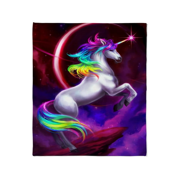 CafePress - Unicorn Dream Throw Blanket - Soft Fleece Throw Blanket, 50"x60" for All Ages