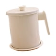 thumbnail image 1 of Oil Fryer with Dustproof Lid Oil Storage Can for Cooking Restaurant Kitchen 1.7L, 1 of 9