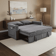 thumbnail image 7 of Vinform Sofa Bed with Pull Out Couch, 65" Convertible 3-in-1 Sleeper Sofa Bed for Living Room Small Space, Corduroy (Dark Gray), 7 of 7