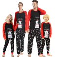 thumbnail image 1 of Parent-child Christmas Pajamas Two-piece Set Tops Pants Family Pyjamas, 1 of 3