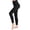 135#Black, variant on Seamless Workout Butt Lifting Leggings - Booty Scrunch Gym Leggings for Women Red L