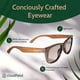 thumbnail image 5 of Gafas de sol Cloudfield con montura de madera y lentes polarizadas de 9 capas, 5 of 7