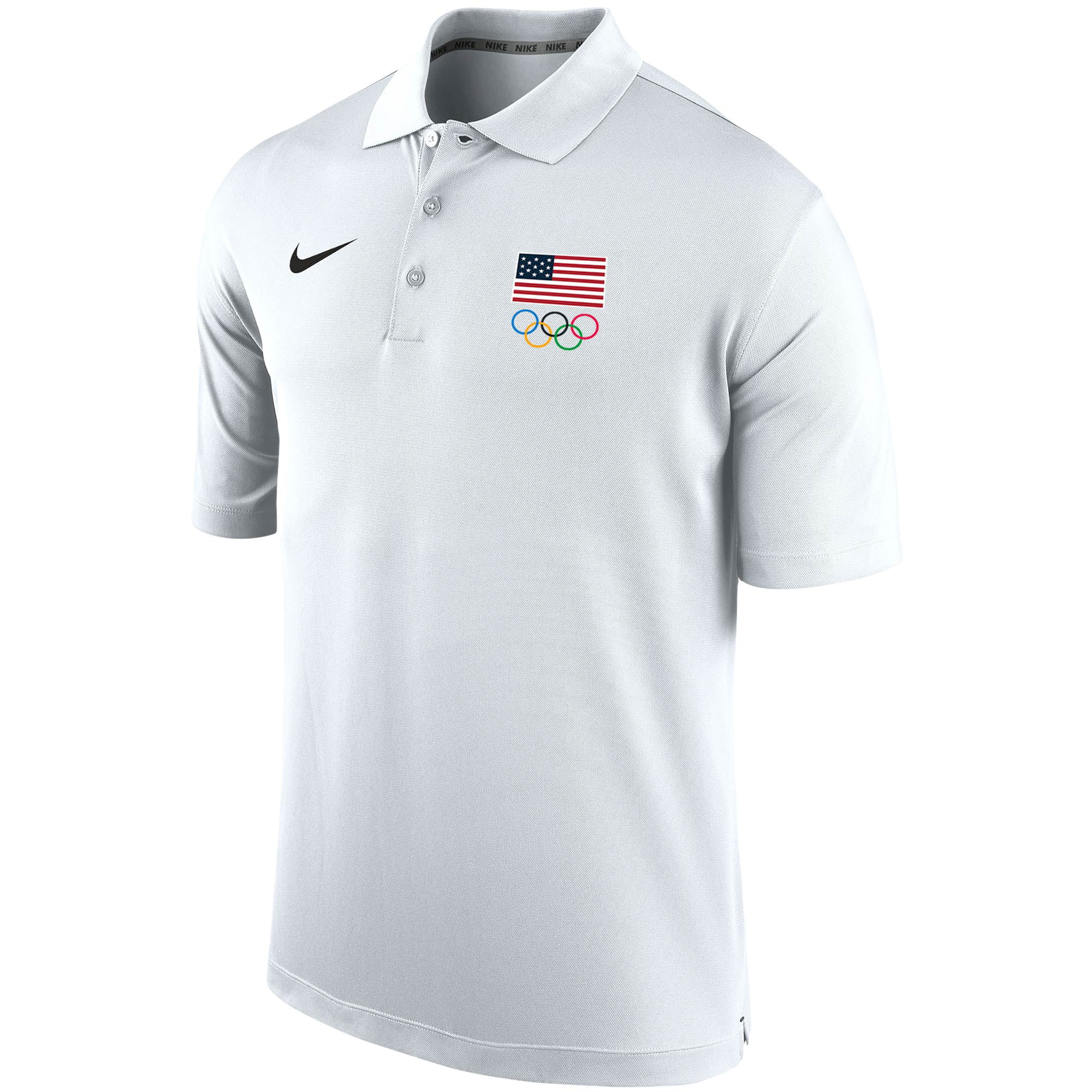 Team USA Nike Logo Varsity Performance Polo - White