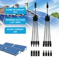 thumbnail image 3 of Conectores macho/hembra y en Y para extensiones fotovoltaicas, compatibles con paneles solares, conectores de cable para paneles solares resistentes a la intemperie, 3 of 5