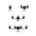 thumbnail image 7 of 50260BK Hinkley Lighting Della - 1 Light Bath Vanity In Transitional Style-9.5 Inches Tall and 5.5 Inches Wide-Black Finish, 7 of 7