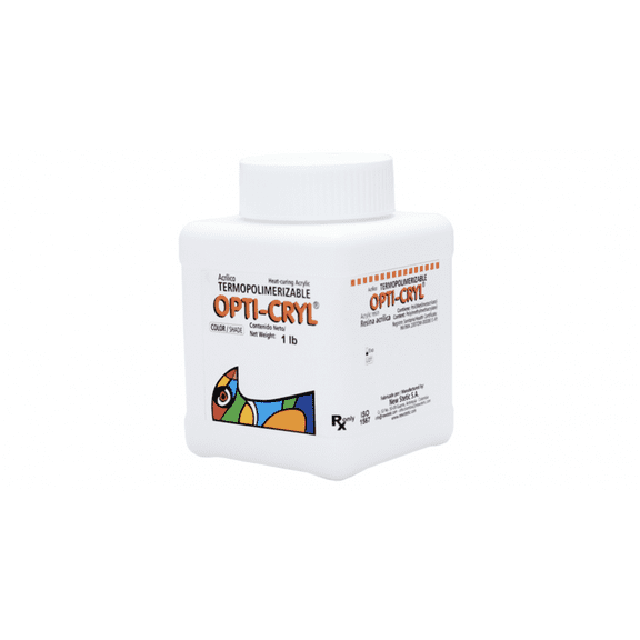 Opti-Cryl Heat Curing Acrylic New Stetic Meharry 1 lb