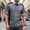 Grey, variant on Color Block Polo Shirts for Men Summer Casual Short Sleeve Textured Collared Slim Fit Work Tshirts Golf Shirt
