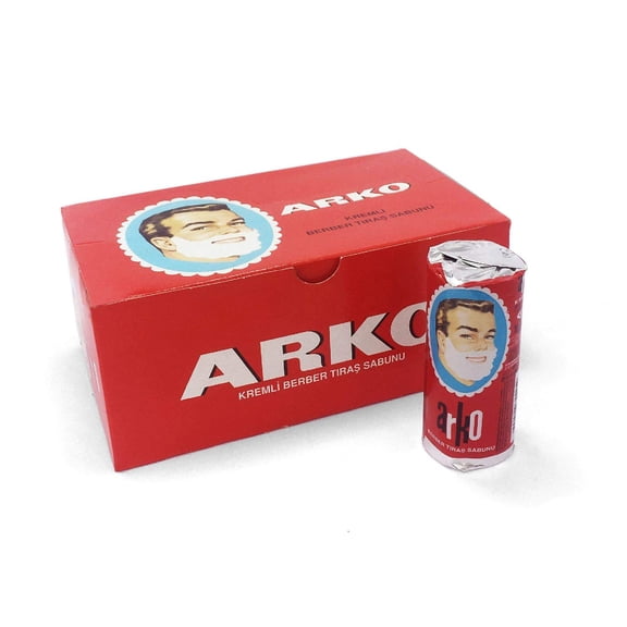 Jabón en crema de afeitar Arko en barra - 12 piezas por EVYAP