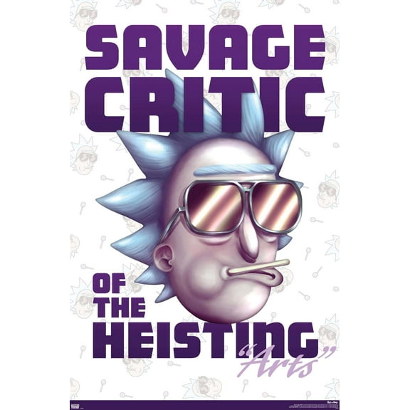 Rick And Morty - Savage Critic Wall Poster, 22.375" x 34"