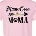 thumbnail image 4 of Inktastic Maine Coon Mama with Flowers and Arrow T-Shirt, 4 of 5