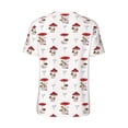 thumbnail image 3 of Haiem Hip Hop Hipster Baseball Jersey Button Down Shirts Sports Uniforms Men Women Jersey(Different Mushrooms,Large), 3 of 9