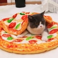 thumbnail image 5 of Pet Bed for Dogs Pets Cat Mat for Dogs Blanket Kennel Teddy Four Seasons Durable Soft Toast Bread and Poached Eggs Pizza Mat, 5 of 6