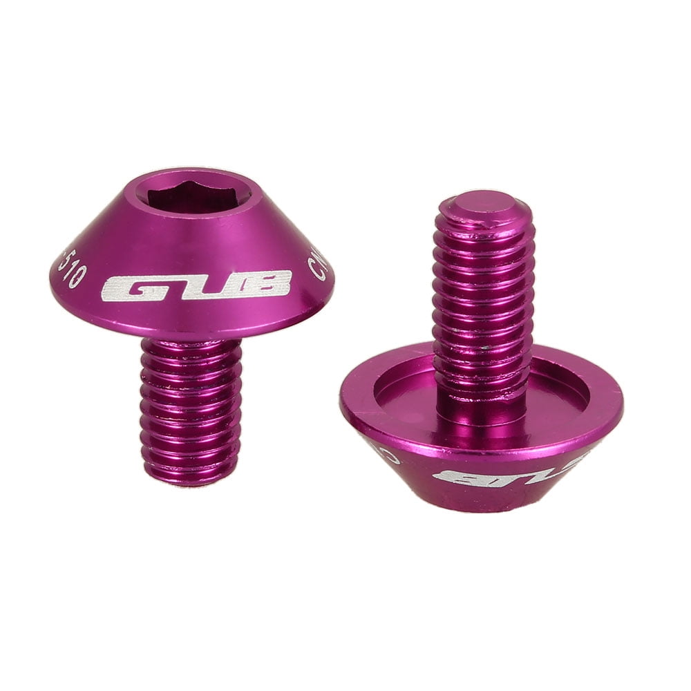 GUB 1 Pair Bike Bottle Cage Screws M5x12mm Lightweight Aluminum Alloy