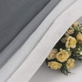 thumbnail image 2 of UKAP Rideaux Traitements Rideaux Décoration Maison Voile Transparent Luxe Intérieur Gris 132x140cm/52*55 Po, 2 of 4