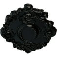 thumbnail image 3 of 30 3/8"W x 20 3/4"H x 1"P Kinsley Flowing Leaf Ceiling Medallion Jet Black Finished, 3 of 4