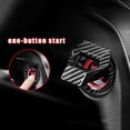 thumbnail image 3 of Universal Car Engine Start Stop Push Button Switch Cover Decorative Trim Sticker, 3 of 11