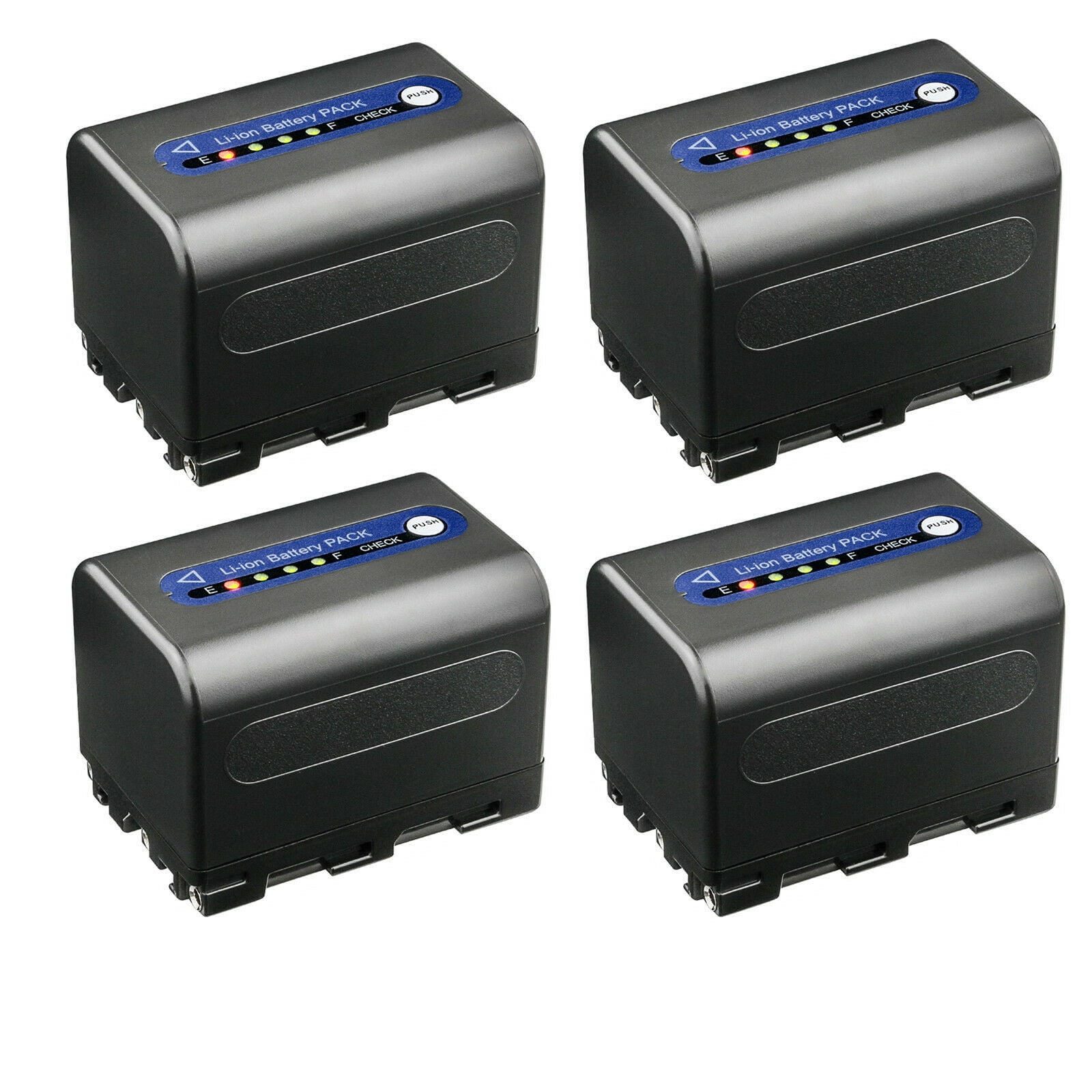 Kastar 4-Pack NP-QM71D Battery 7.4V 3600mAh Replacement for Sony 