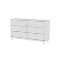 thumbnail image 3 of Max & Lily Solid Wood 6 Drawer Dresser, White, 3 of 8